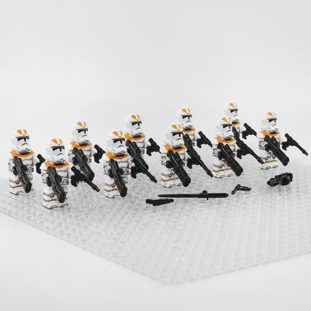 Space War Theme 212th Battalion Clone Troopers Block Figures Set of 10pcs