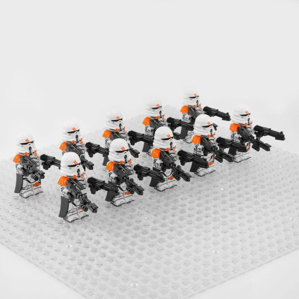 Space War Theme 212th Attack Battalion Airborne Paratrooper Block Figures Set