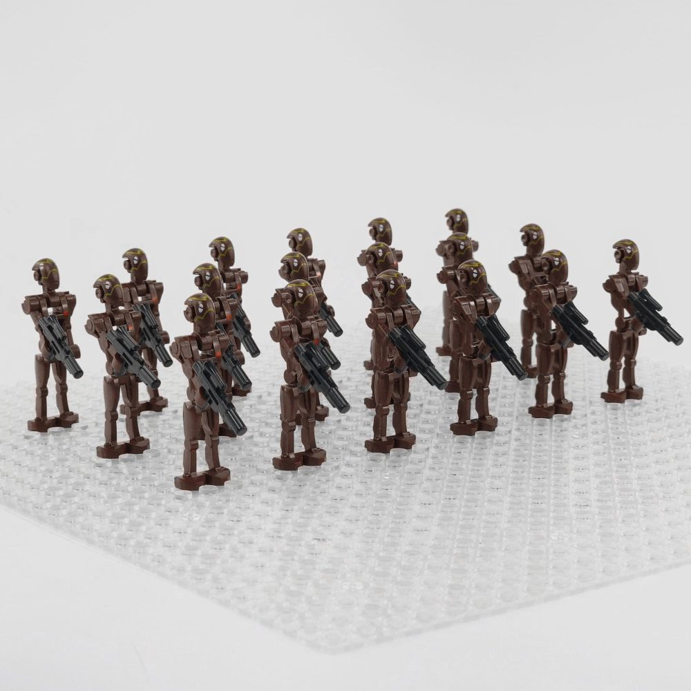 Space War Theme Commando Droid Army Block Figures Set