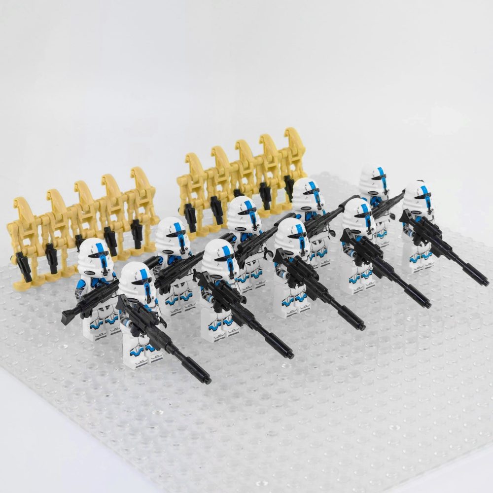 Space War Theme 501st Airborne Clone Troopers Block Figures Set of 10pcs