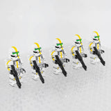 Space War Theme 327th Jetpack Clone Troopers Block Figures Set of 5pcs