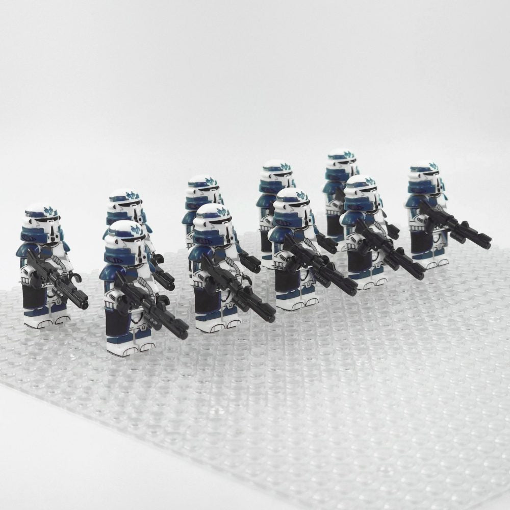 Space War Theme Wolfpack Airborne Trooper Block Figures Set