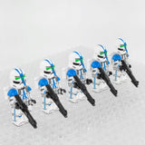 Space War Theme 501st Jetpack Clone Troopers Block Figures Set of 5pcs