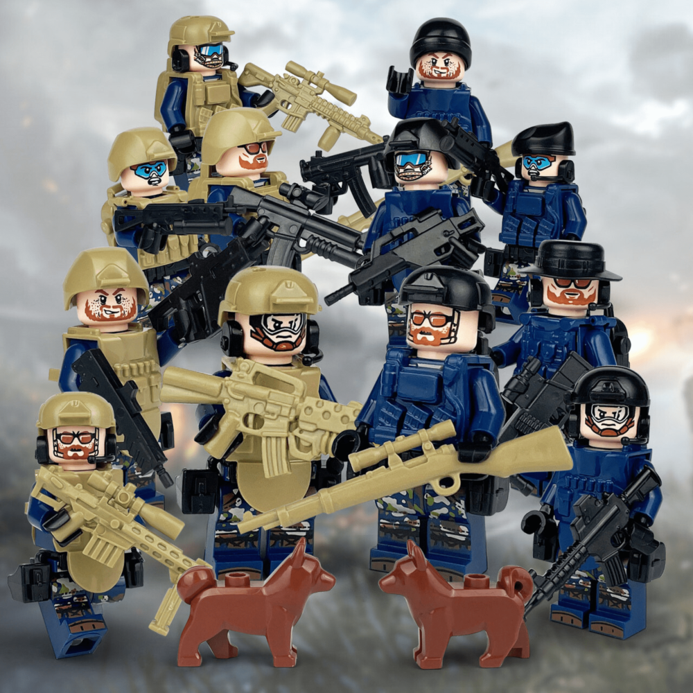 Task Force Bravo Unit Block Figures Set