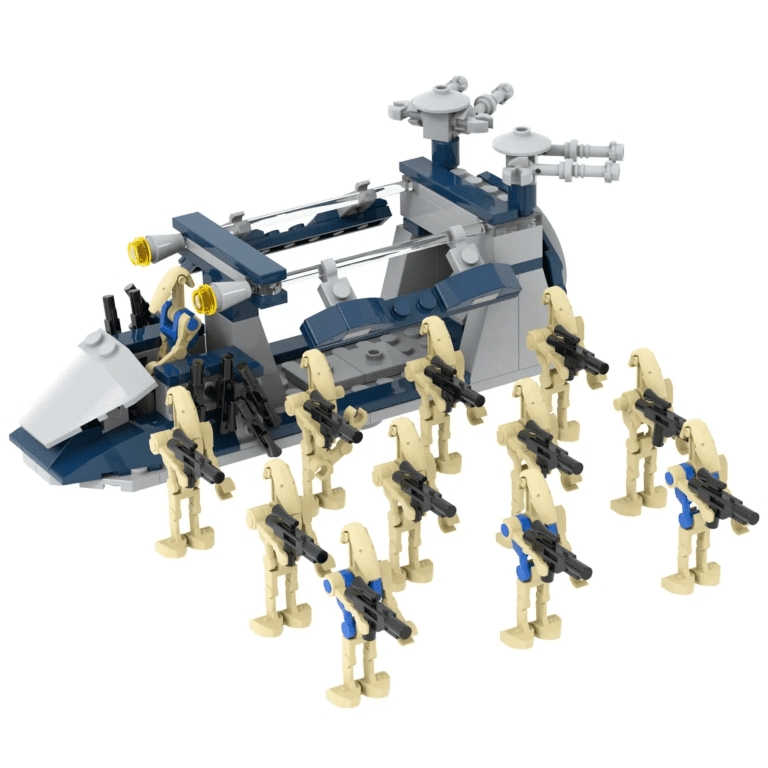 Space War Theme Battle Droid Patrol Speeder MOC Set