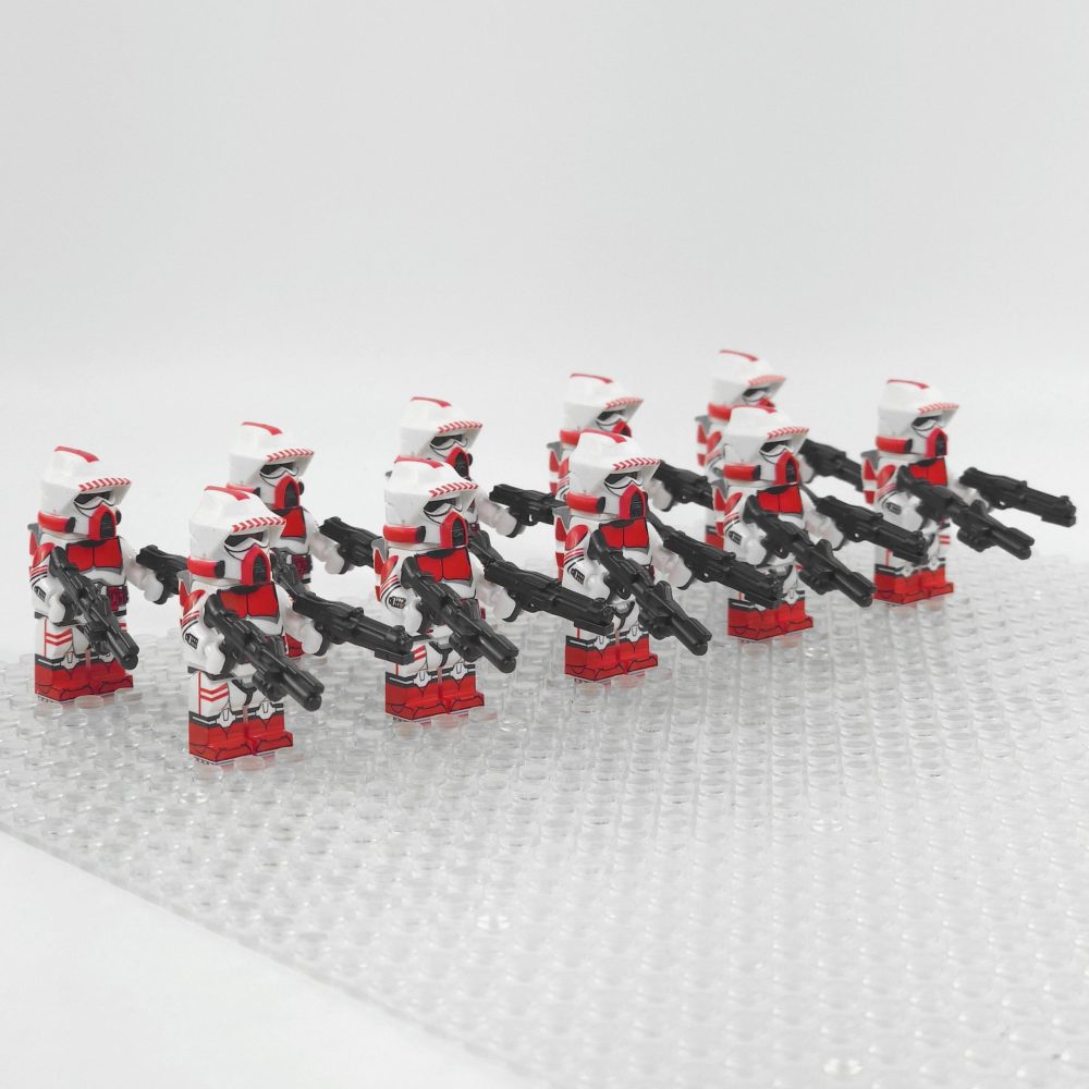 Space War Theme Coruscant Guard ARF Trooper Block Figures Set
