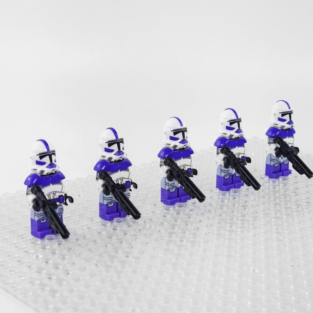 Space War Theme 187th Legion Clone Trooper Block Figures Set of 5pcs