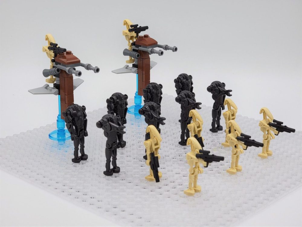 Space War Theme STAP B1 Battle Droid Block Figures Set