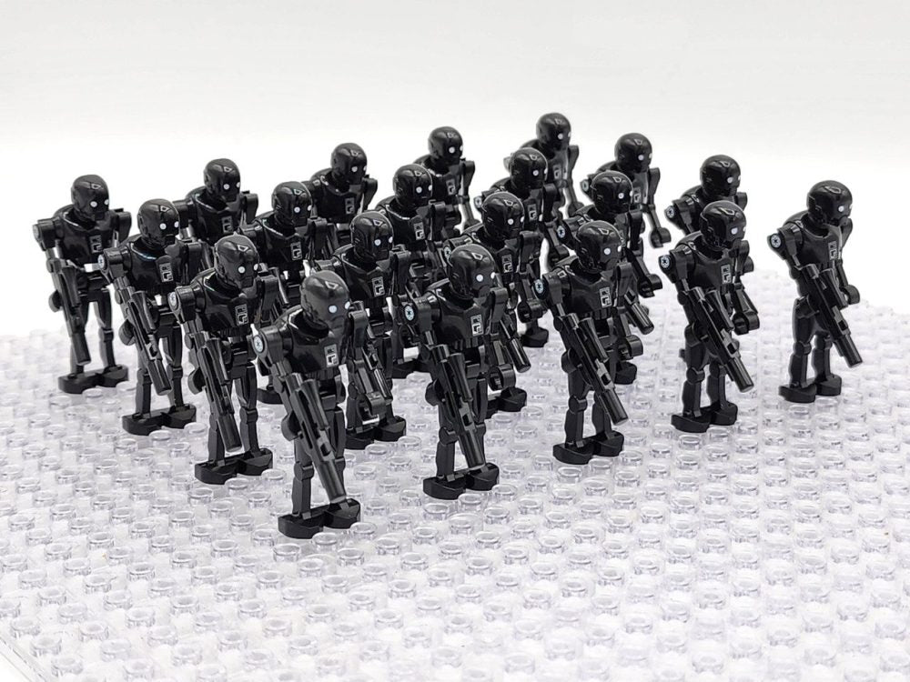 Space War Theme KX-Series Security Droids Block Figures Set
