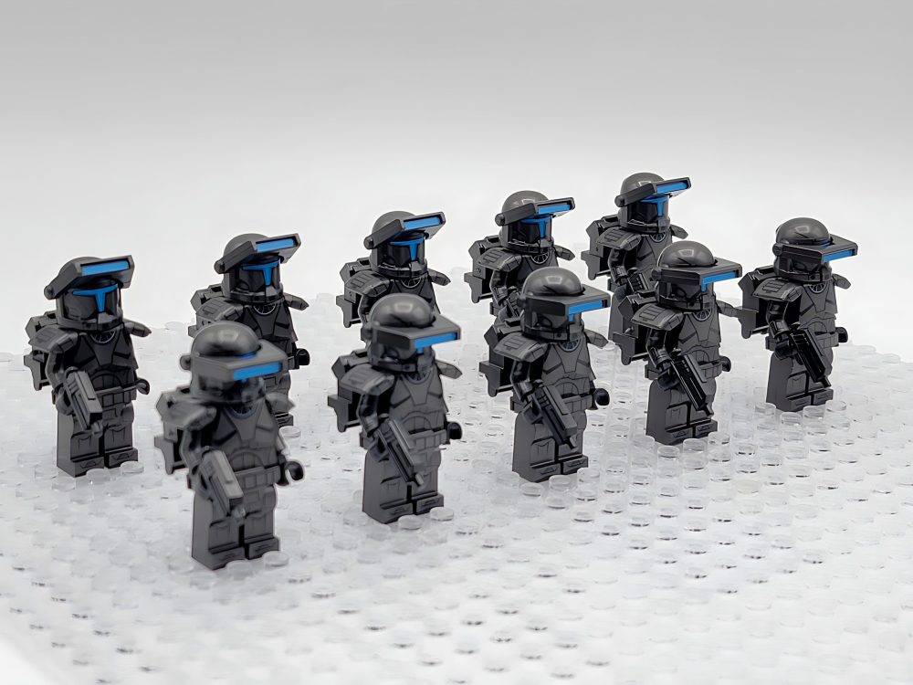 Space War Theme Republic Clone Commandos Night Ops Omega Squad Block Figures