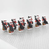 Space War Theme Coruscant Guard Airborne Trooper Block Figures Set With PLX-1 Rocket Launcher