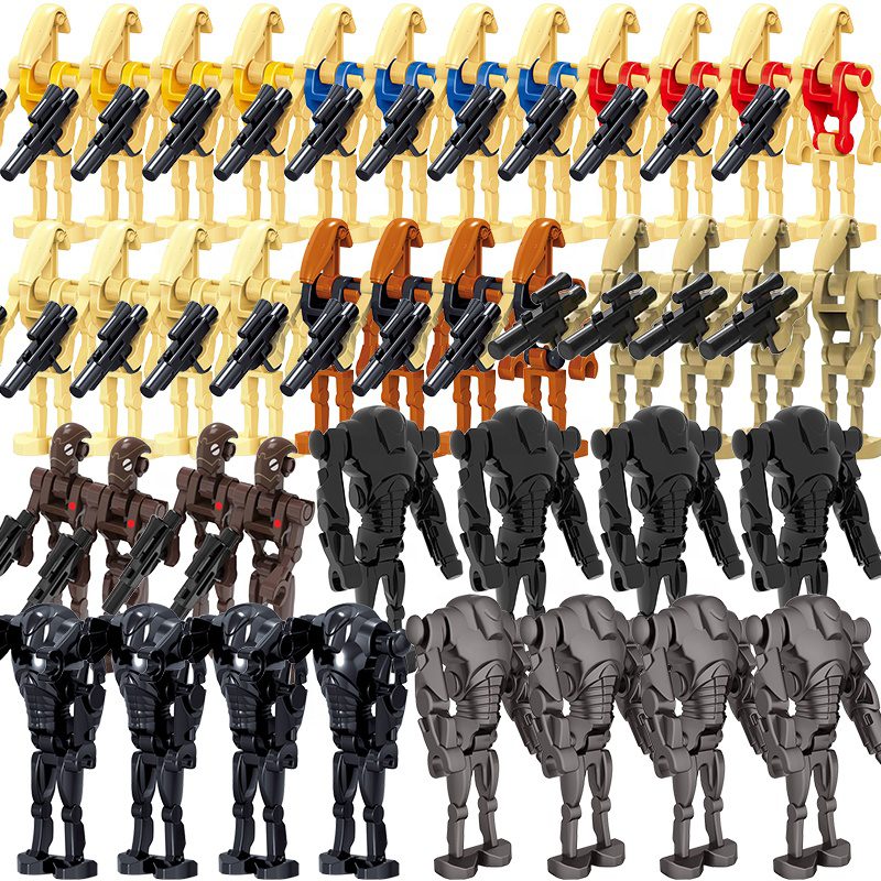 Space War Theme B1 Battle Droids Block Figures Set of 100pcs