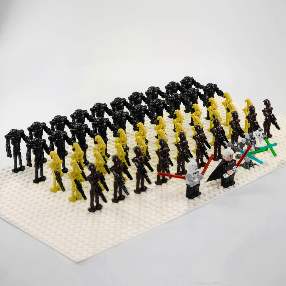 Space War Theme Seperatist Droid Army Dooku Grievous Ventress Block Figures Set of 53pcs