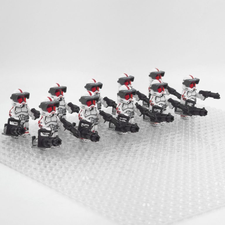 Space War Theme Coruscant Guard Riot Control Unit Block Figures Set