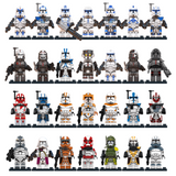Space War Theme Clone Heroes Captains Leaders & Commanders Block Figures Megalist