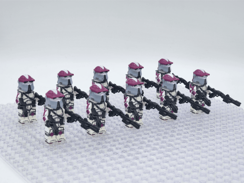 Space War Theme 21st Nova Corps Galactic Marines AT-RT Driver Block Figures Set