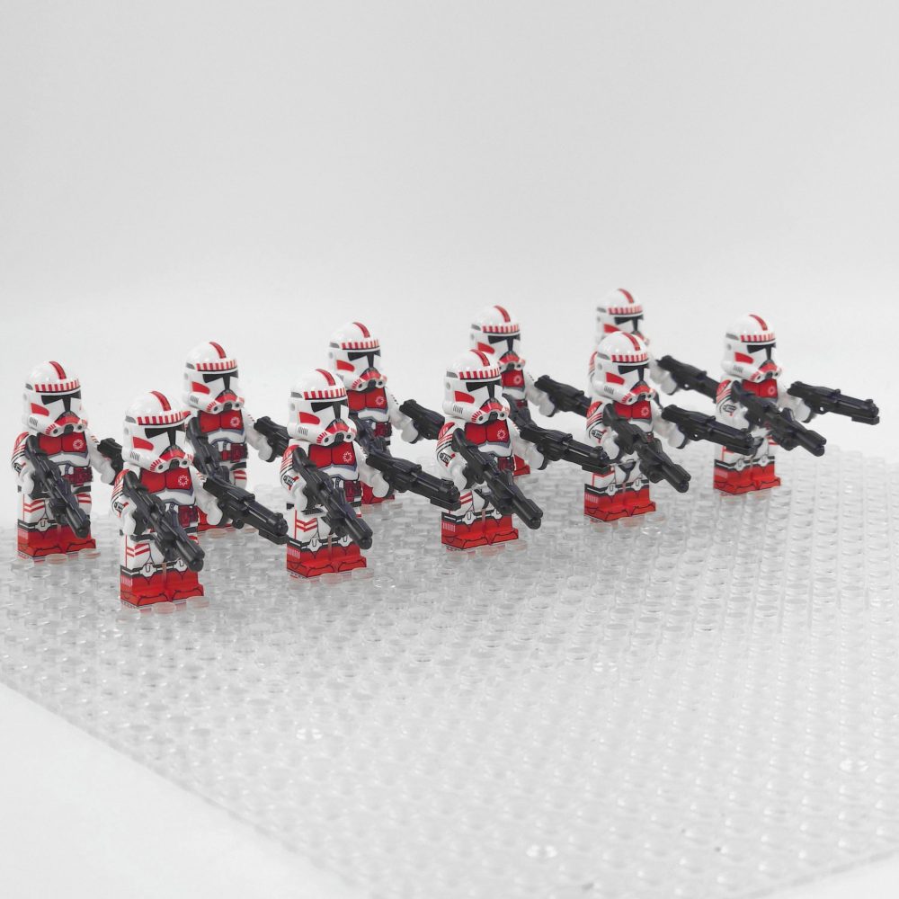 Space War Theme Coruscant Assault Trooper Block Figures Set