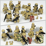 Desert Warfare Tactical Unit Block Figures Set