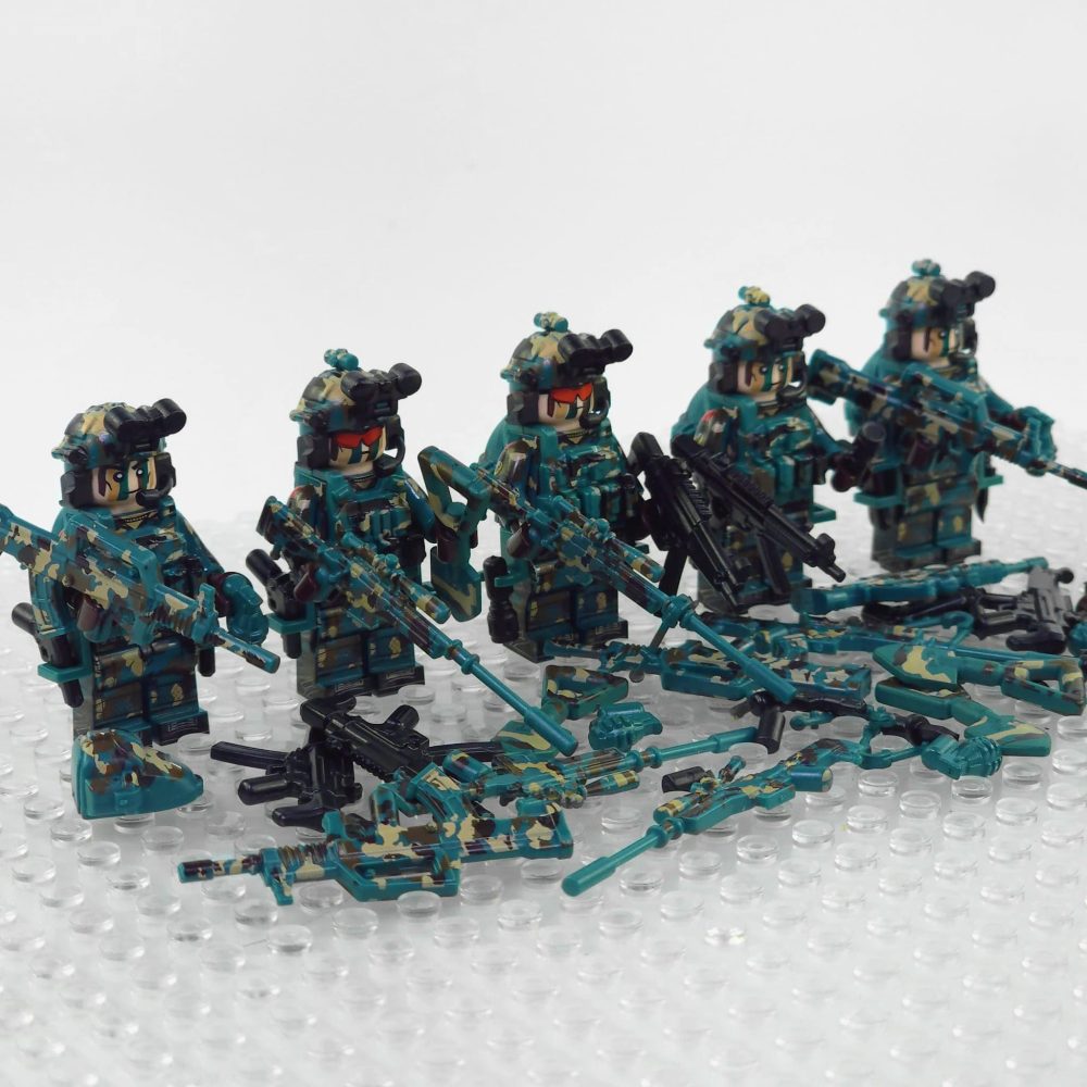 Chinese Snow Leopard Commando Unit Block Figures Set