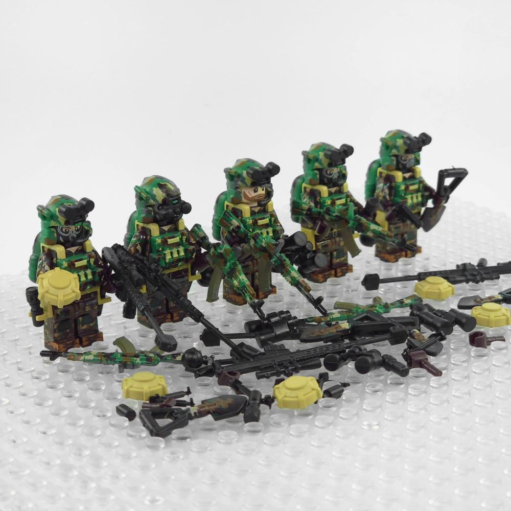 Russian Alpha Special ForcesBlock Figures Set