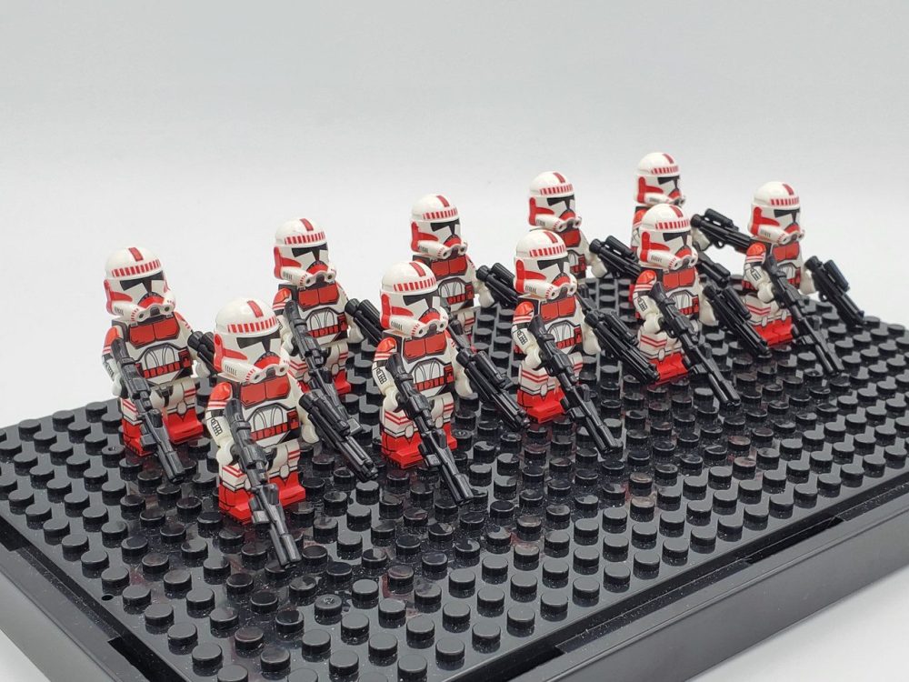 Space War Theme Coruscant Assault Trooper Block Figures Set