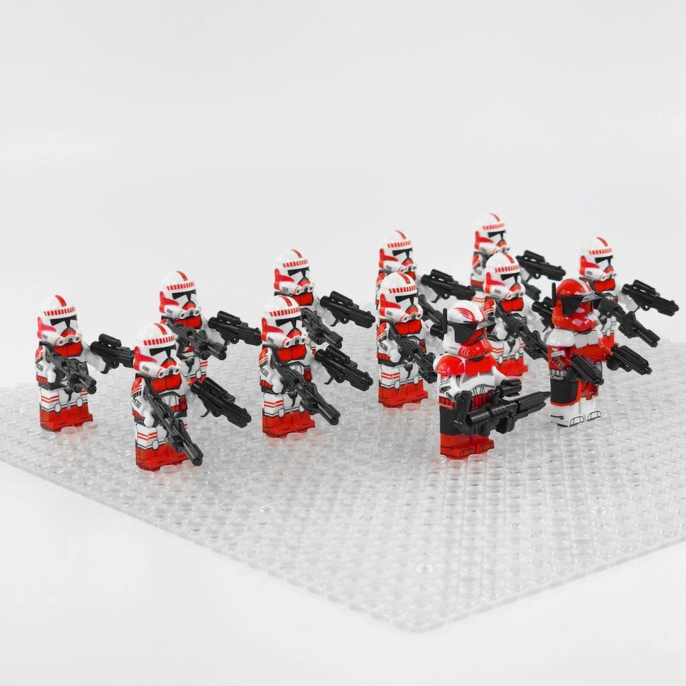 Space War Theme Coruscant Guard Fox Thorn Clone Troopers Block Figures Set