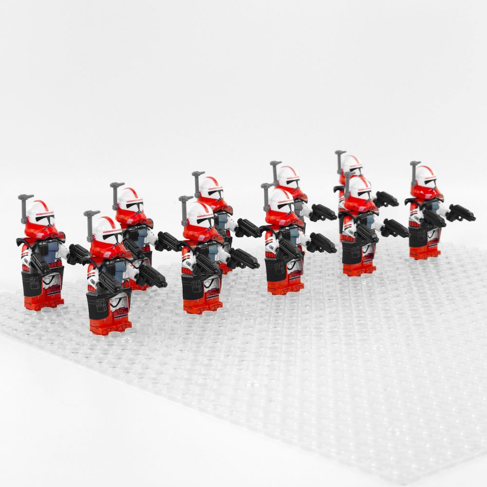 Space War Theme Coruscant Guard Arc Clone Trooper Block Figures Set