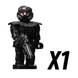 Space War Theme Phase 3 Dark Troopers Block Figures Set Style 1
