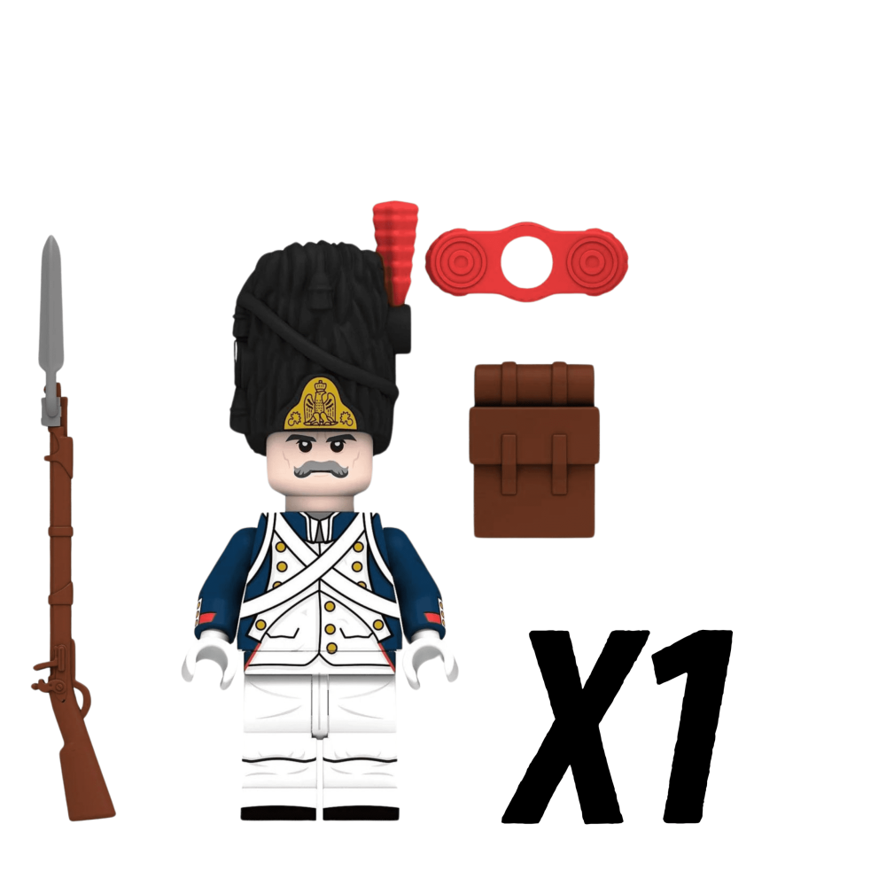 Grenadiers of the Old Guard Block Figures Set of 5pcs