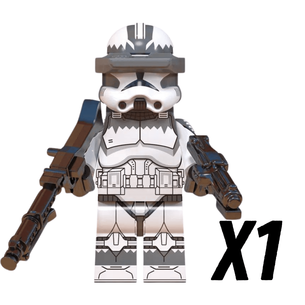 Space War Theme 104th Wolfpack Sargeants Clone TrooperBlock Figures Set