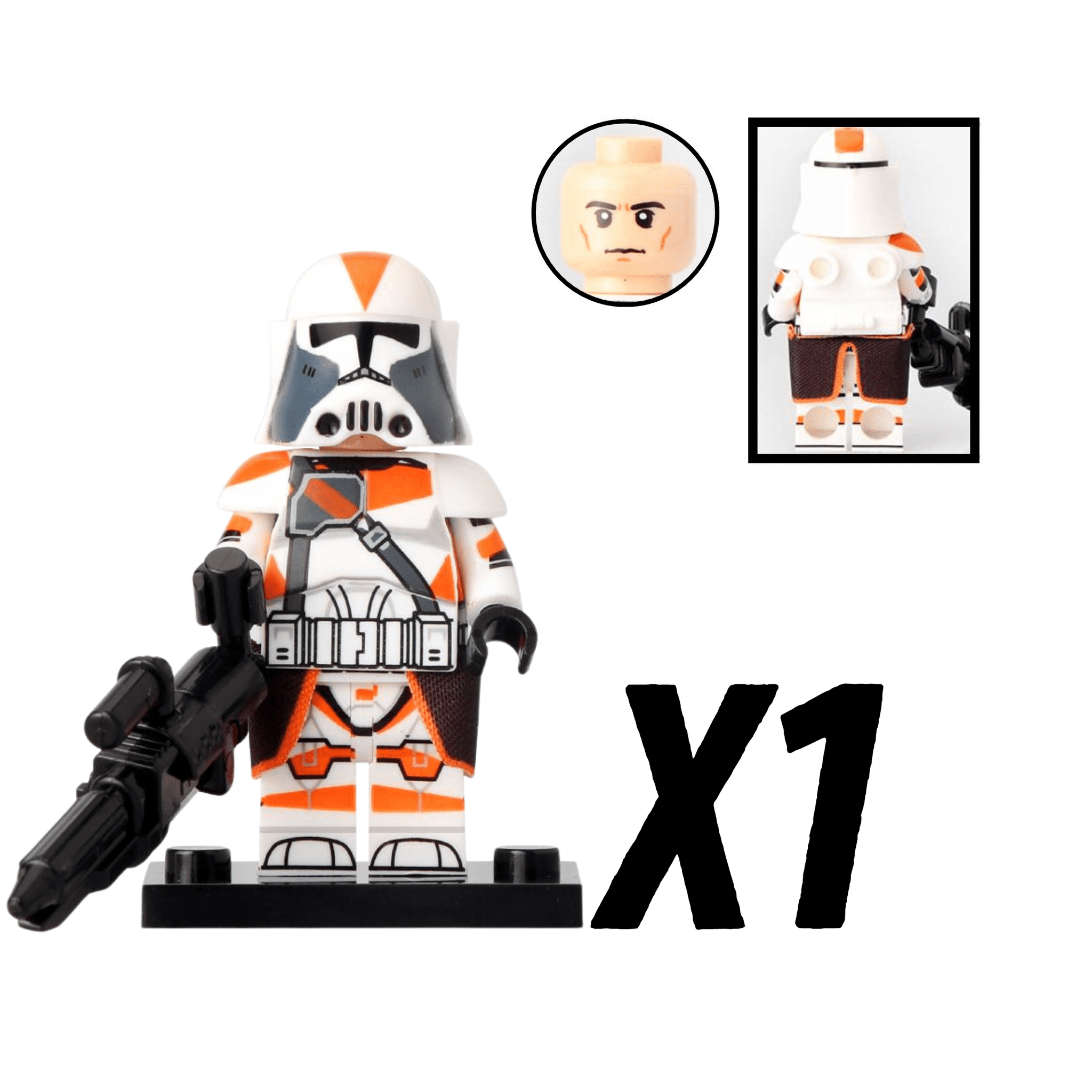 Space War Theme 212th Phase 2 Heavy Clone Troopers Block Figures Set of 10pcs
