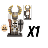 Crusades Teutonic Knights Elite Spears Block Figures Set With Spear and Shield