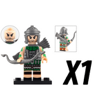 Roman Legion Archers (Green) Block Figures Set of 10pcs