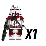 Space War Theme Anaxes Airborne Paratrooper Block Figures Set