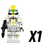 Space War Theme 327th Jetpack Clone Troopers Block Figures Set of 5pcs