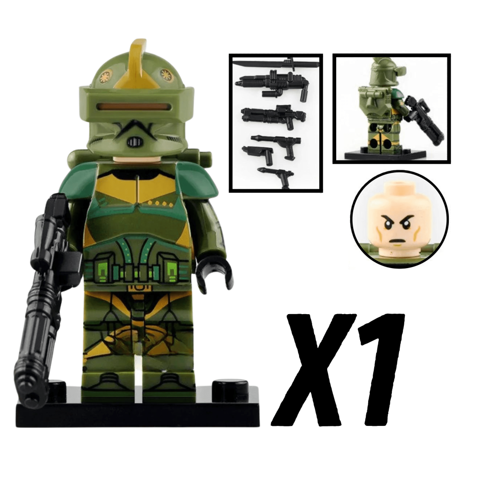 Space War Theme Phase 1 Kashyyyk Clone Trooper Block Figures Set of 5pcs