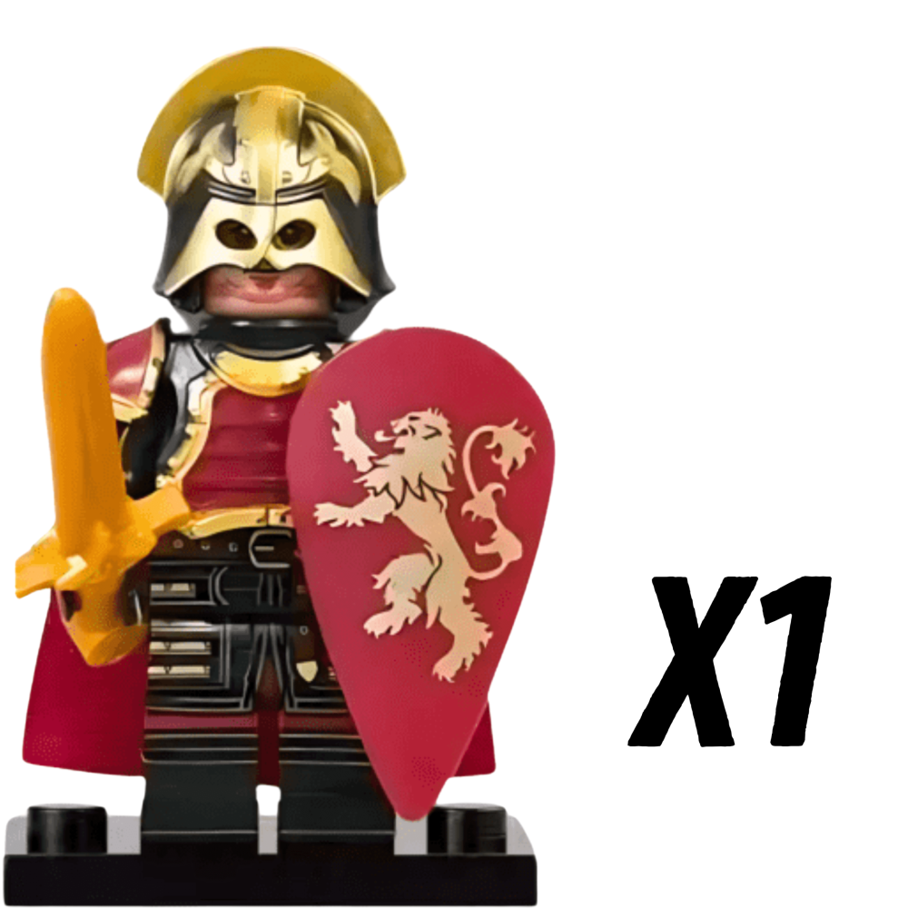 Game of Thrones House Lannister The Golden Knights Block Figures Set