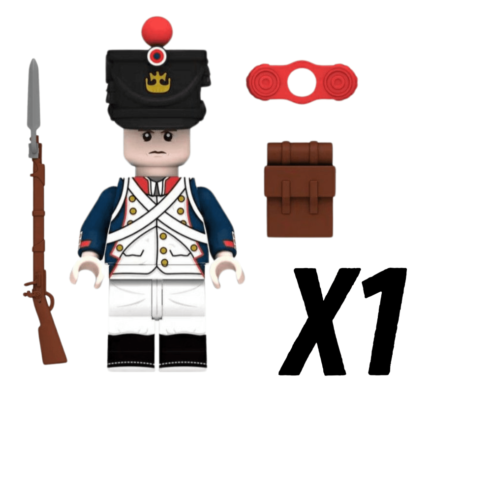 French Fusilier Block Figures Set