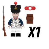 French Fusilier Block Figures Set