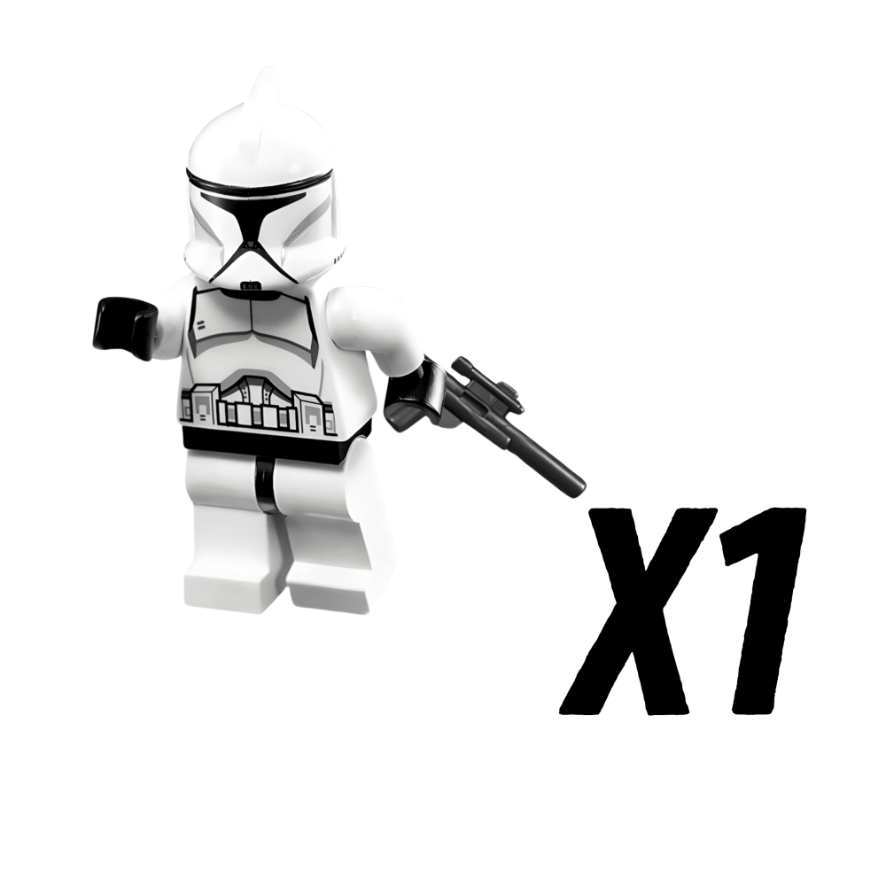 Space War Theme Phase 1 Clone Troopers Block Figures Set of 10pcs
