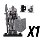 Lord the Rings Iron Hill Dwarves Spears Block Figures Set 10pcs