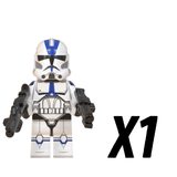 Space War Theme 501st Legion Clone Troopers Block Figures Set