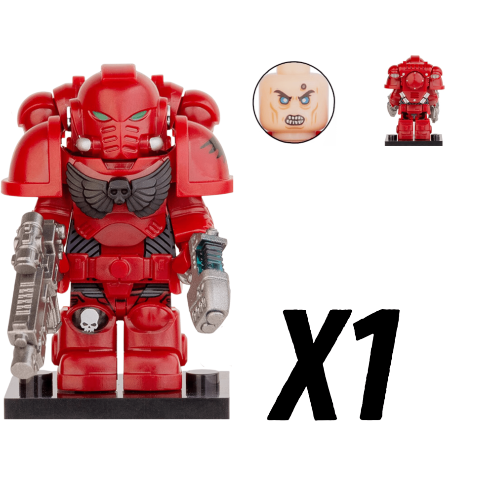 Blood Angels Space Marines Block Figures Set