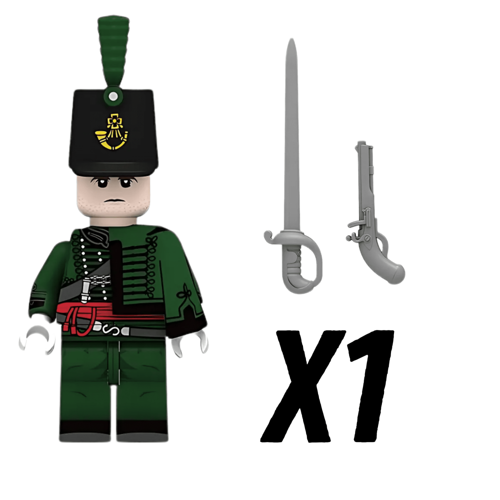 Napoleonic Wars Officer Of the 95th Regiment Block Figures Set of 5pcs