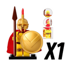 Spartan Warriors Spears Block Figures Set of 10pcs