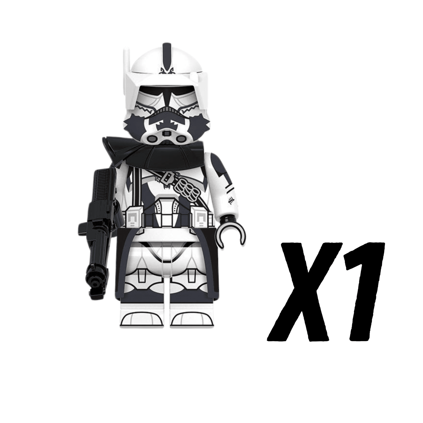 Space War Theme 104th Heavy Wolfpack Clone Trooper Block Figures Set of 10pcs