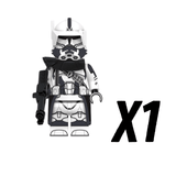 Space War Theme 104th Heavy Wolfpack Clone Trooper Block Figures Set of 10pcs