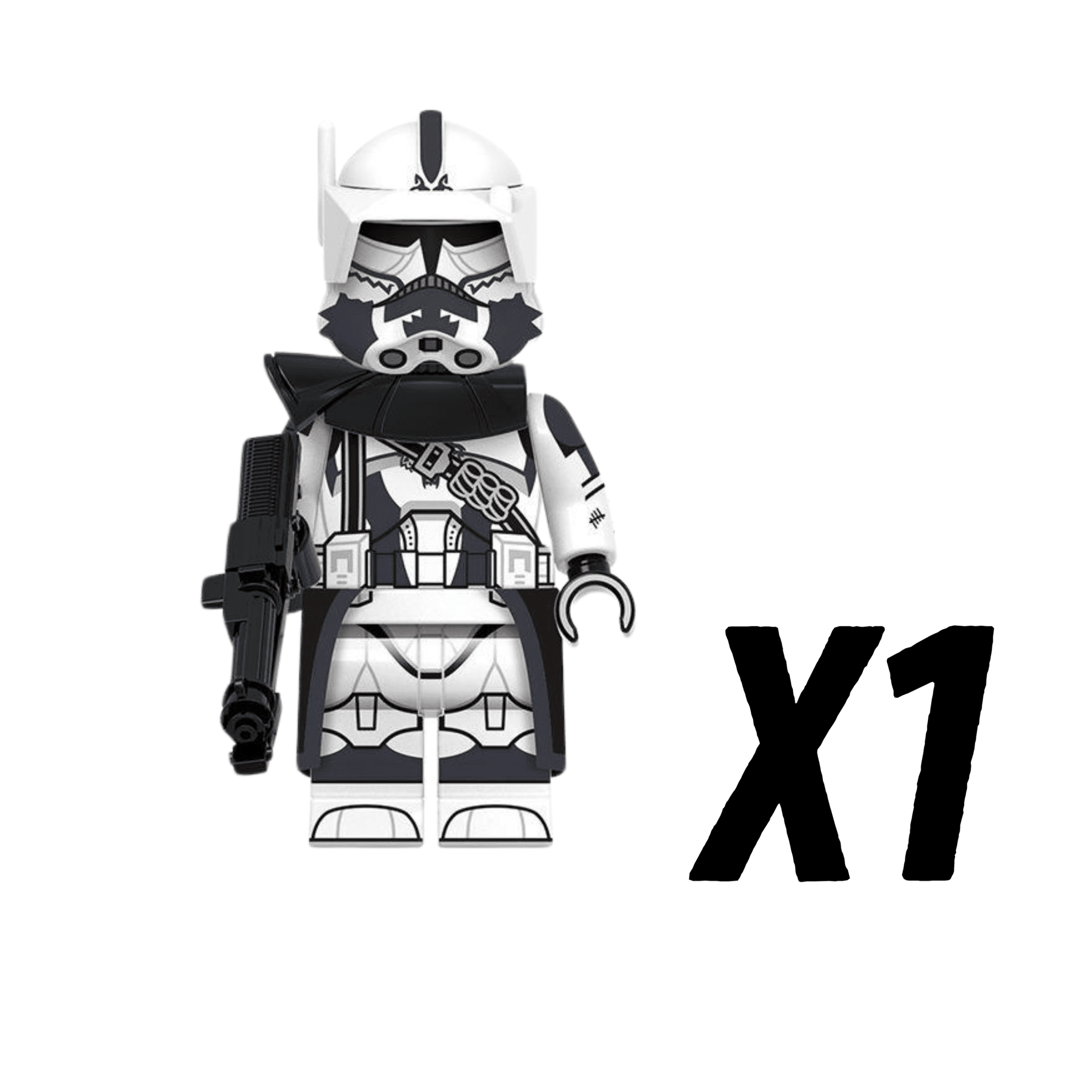 Space War Theme 104th Heavy Wolfpack Clone Trooper Block Figures Set of 10pcs