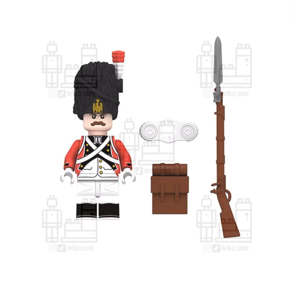 Swiss Grenadier Block Figures Set of 5pcs