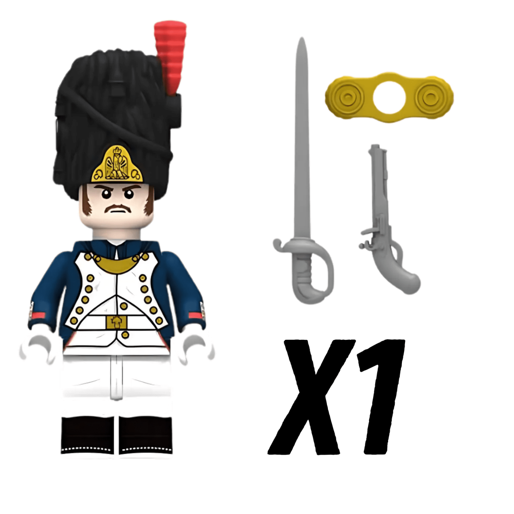 Napoleonic Wars Officer Of the Old Grenadiers Block Figures Set of 5pcs